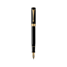 Ручка пір'яна Parker DUOFOLD Classic Black GT  FP18-C F (92 001)