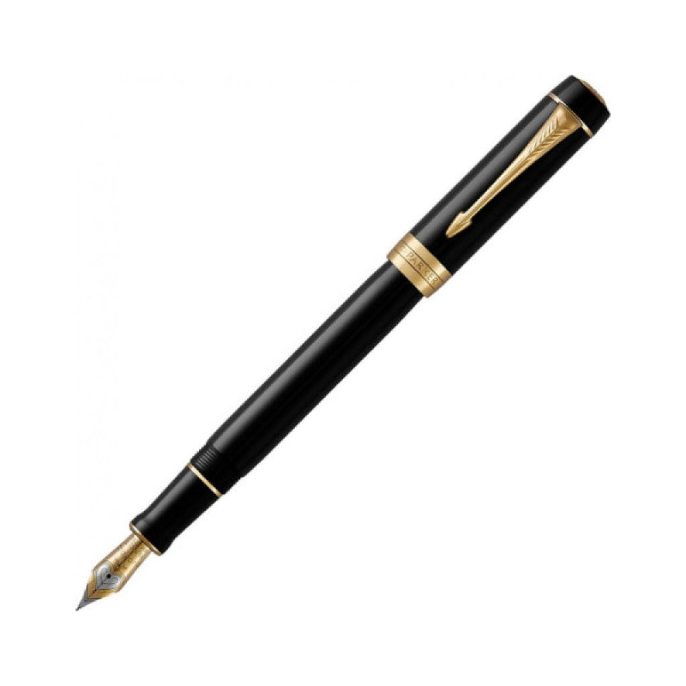 Ручка пір'яна Parker DUOFOLD Classic Black GT  FP18-C F (92 001)
