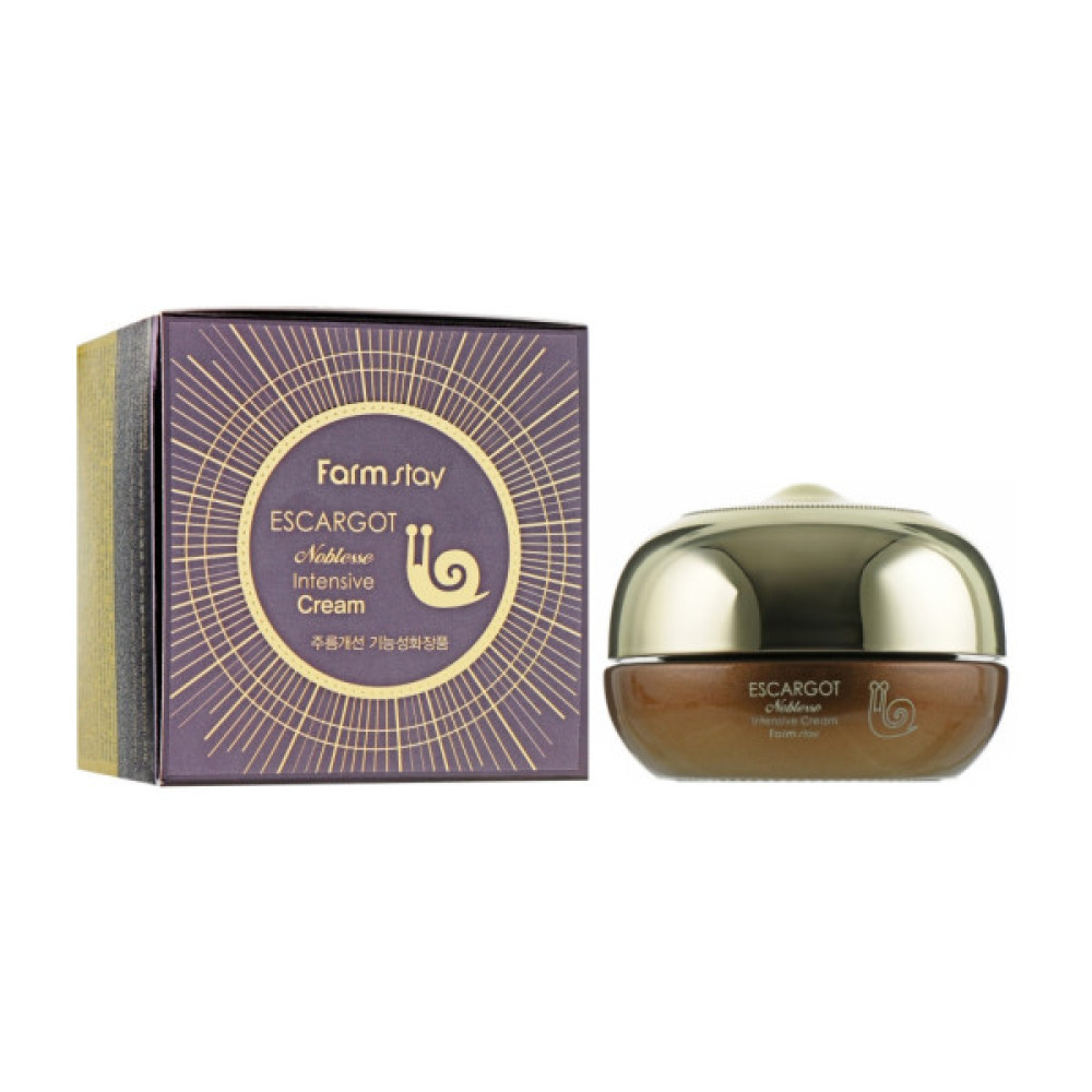 Крем для обличчя FarmStay Escargot Noblesse Intensive Cream З екстрактом королівського равлика 50 мл (8809317289274)