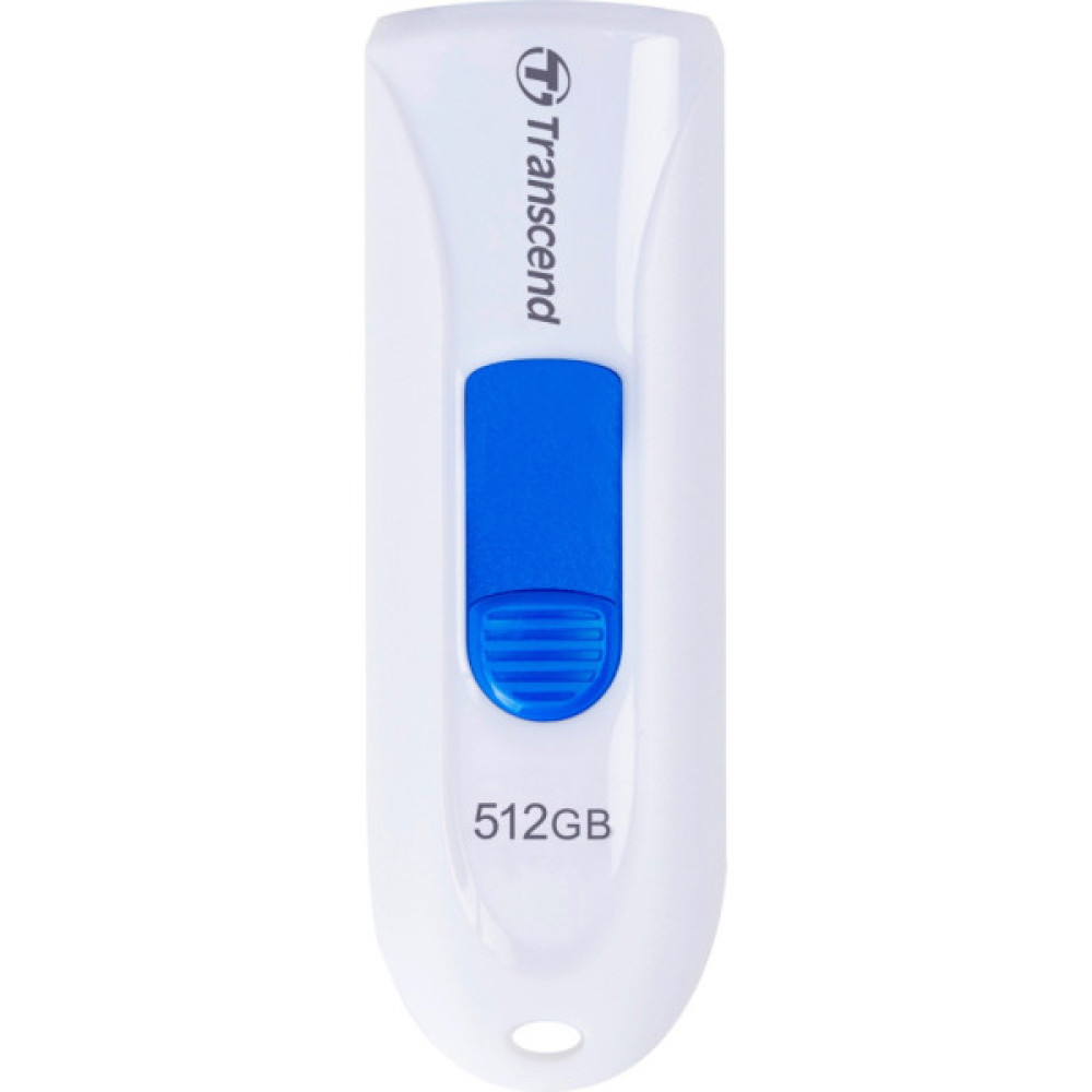 USB флеш накопичувач Transcend 512GB JetFlash 790 White USB 3.1 (TS512GJF790W)