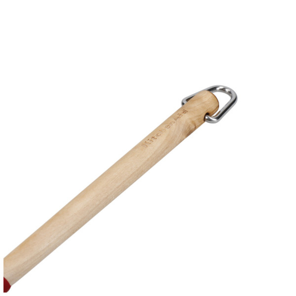 Лопатка кухонна KitchenAid Coreline для тіста, 35,3 см, береза, червоний (KQR732OHERE)