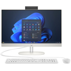 Комп'ютер персональний моноблок HP 240-G10 23.8" FHD IPS AG, Intel i5-1334U, 16GB, F512GB, UMA, WiFi, кл+м, 3р, DOS, білий
