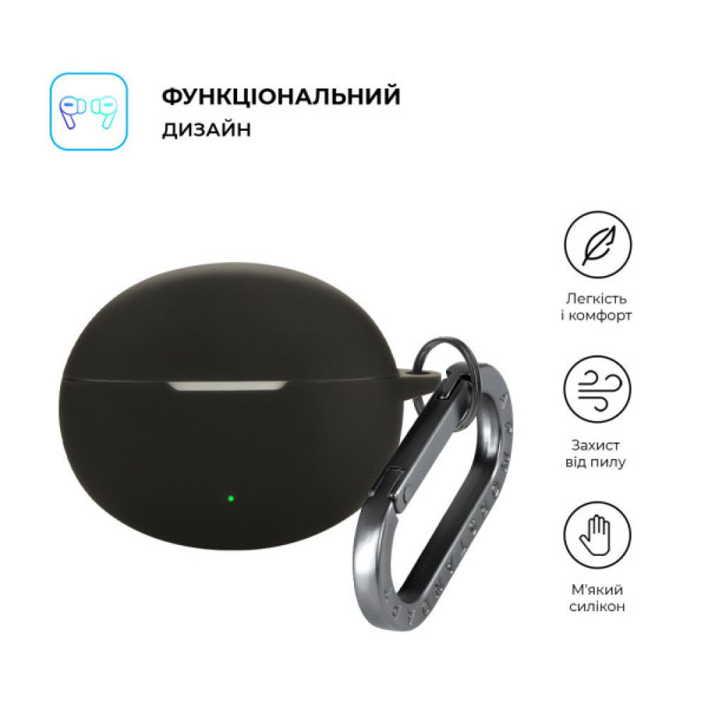 Чохол для навушників Armorstandart Hang Case For Oppo Enco Free4 Black (ARM86146)