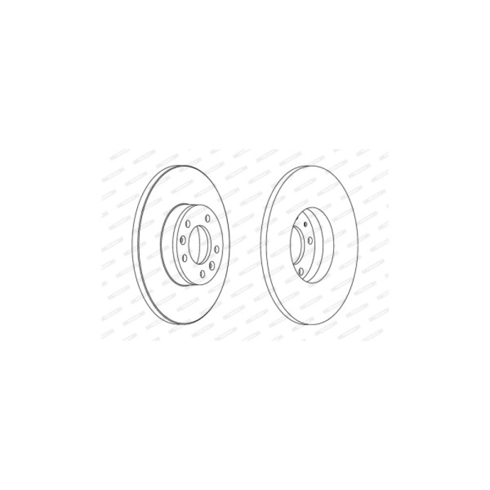 Гальмівний диск FERODO DDF1602