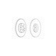 Гальмівний диск FERODO DDF1602