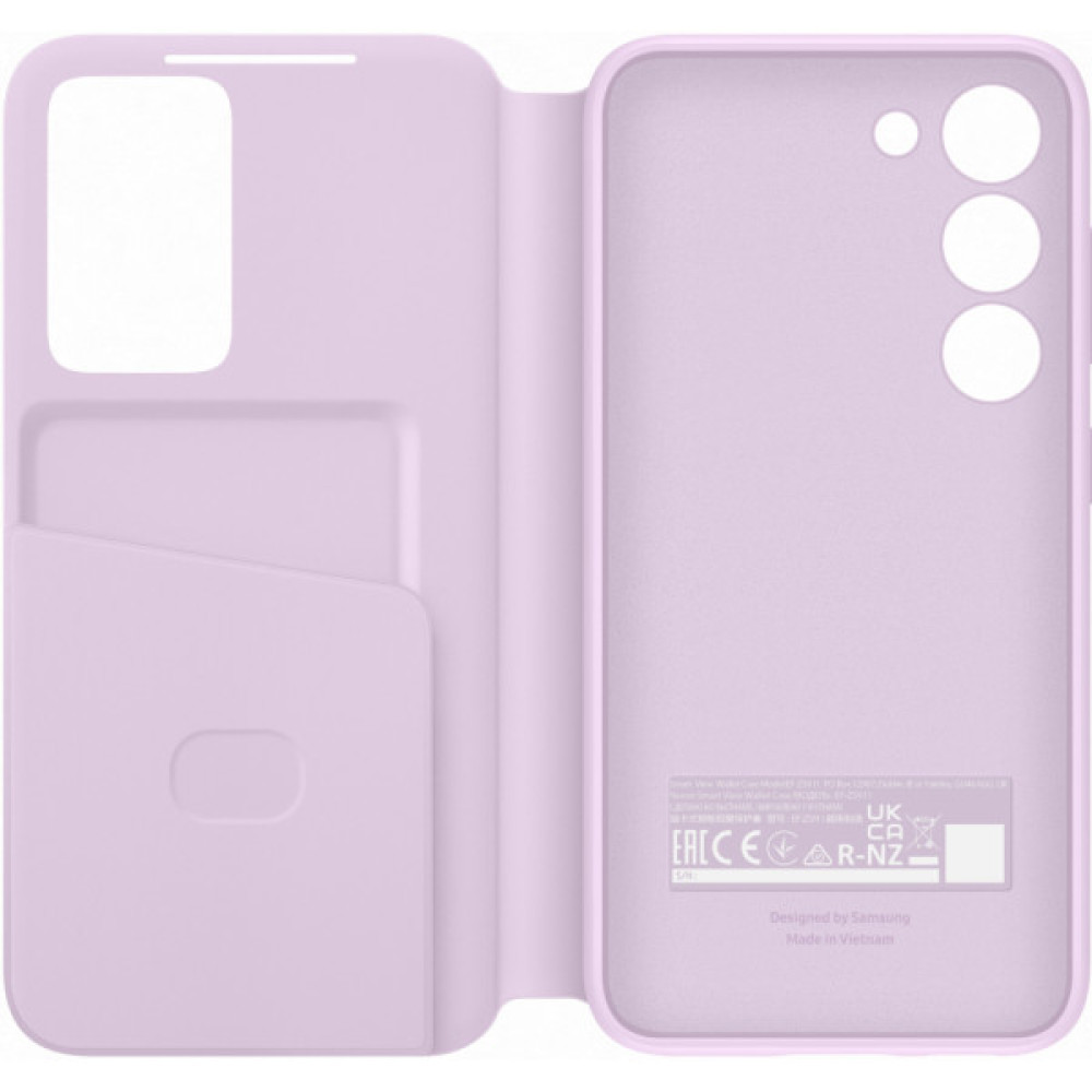 Чохол до мобільного телефона Samsung Galaxy S23 Smart View Wallet Case Lilac (EF-ZS911CVEGRU)