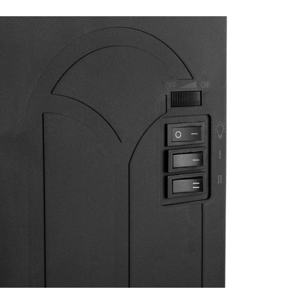 Камін електричний, декоративний Neo Tools, 30м кв, 1500Вт, керамічний нагрів. елемент (PTC), чорний