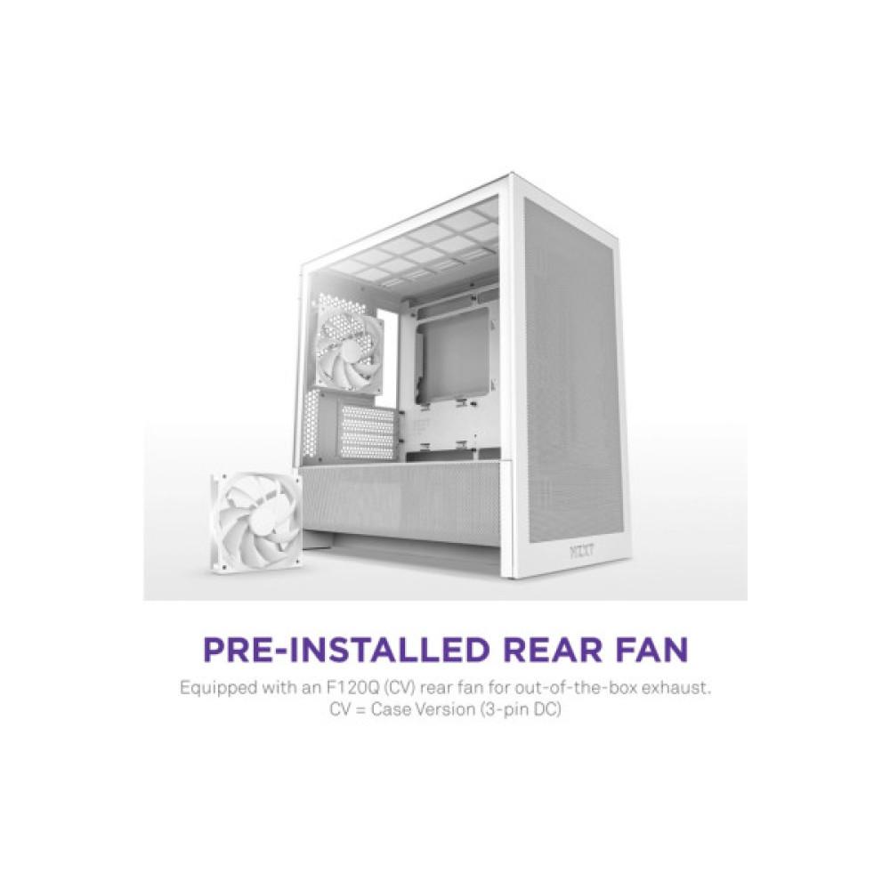 Корпус NZXT H3 Flow All White (CC-H31FW-01)