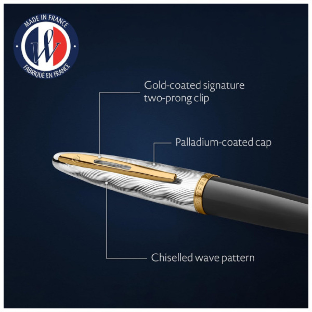 Ручка пір'яна Waterman CARENE Reflections Of Paris GT  FP F (11 207)