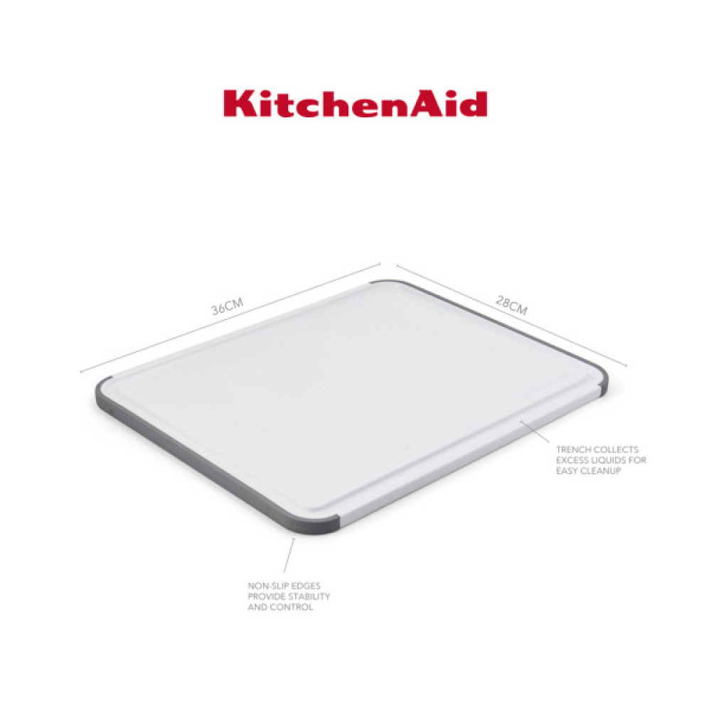 Дошка для нарізання KitchenAid Universal, двостороння, 35,5 х 28 х 1 (KEG700NOSMGA)
