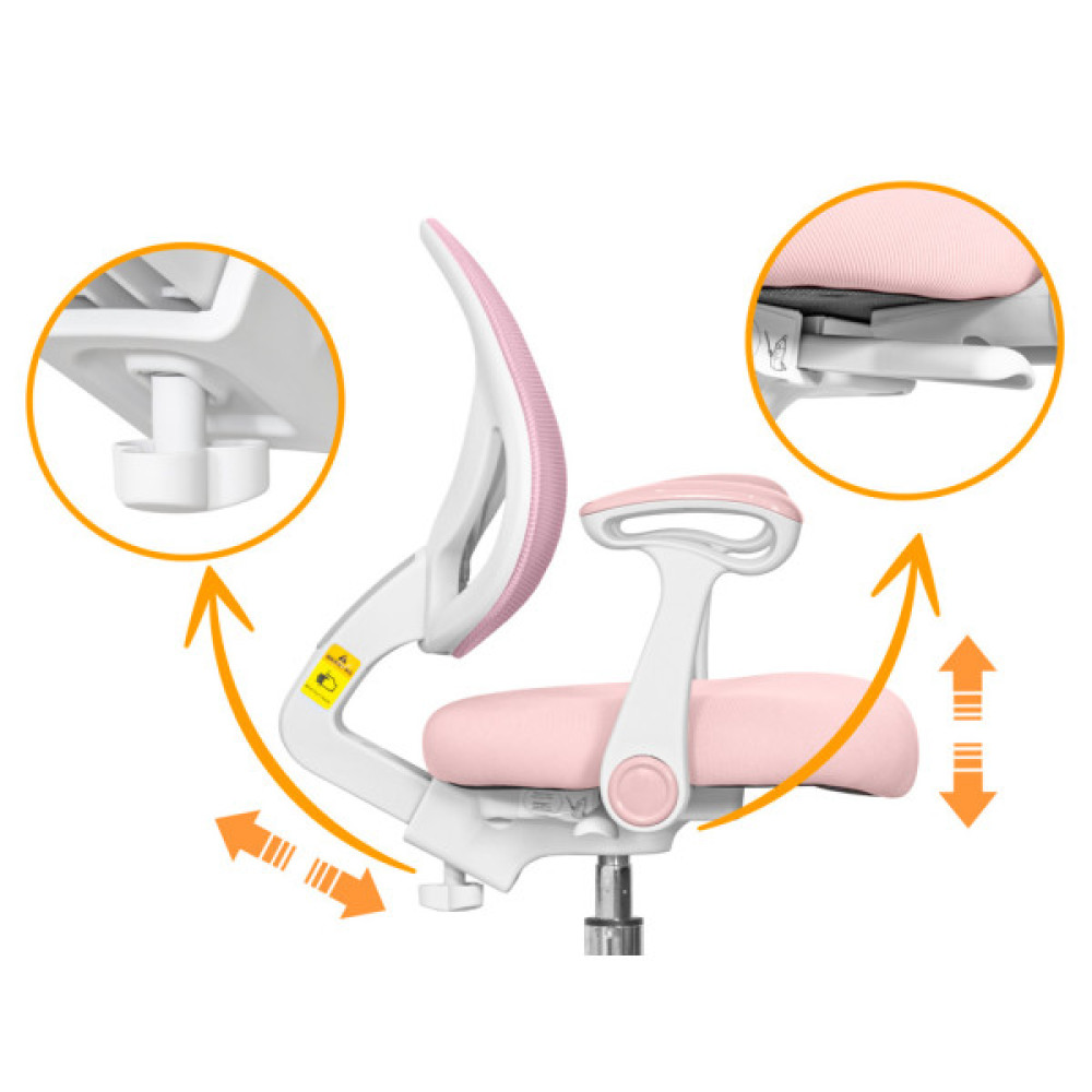 Дитяче крісло Evo-kids Mio Air Pink (Y-307 KP)
