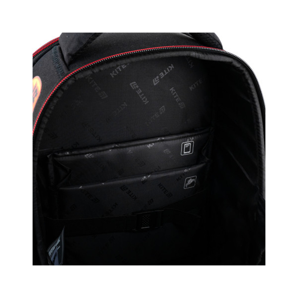 Шкільний набір Kite 555 Hot Wheels (рюкзак + пенал + сумка для взуття) (SET_HW25-555S)