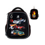 Шкільний набір Kite 555 Hot Wheels (рюкзак + пенал + сумка для взуття) (SET_HW25-555S)
