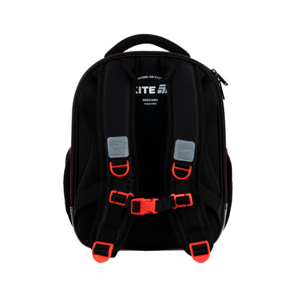 Шкільний набір Kite 555 Hot Wheels (рюкзак + пенал + сумка для взуття) (SET_HW25-555S)