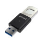 USB флеш накопичувач Lexar 256GB JumpDrive Fingerprint F35 Pro USB 3.2 (LJDF35P256G-RNBNG)