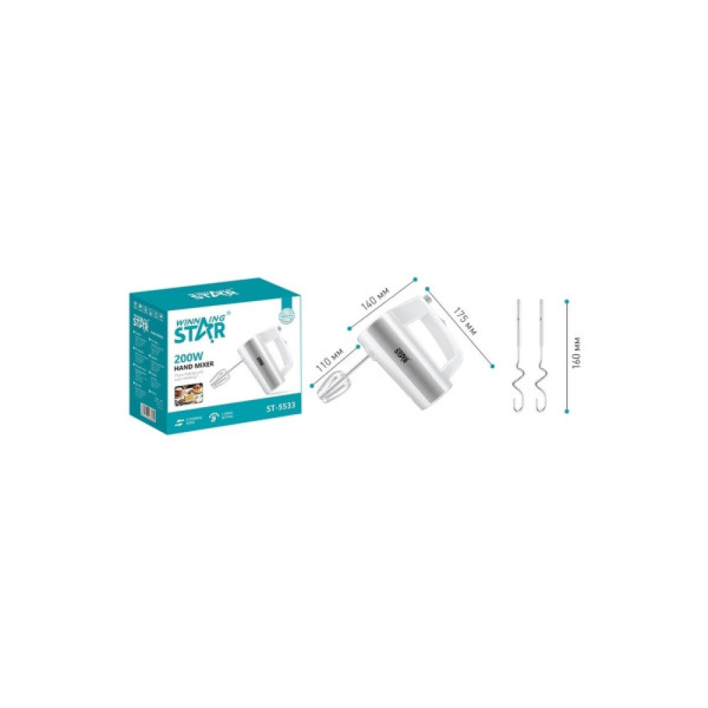 Міксер WINNINGSTAR ST-5533 White