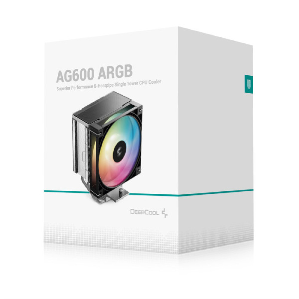 Кулер до процесора Deepcool AG600 ARGB Black (R-AG600-BKAMMG2-G)
