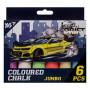 Крейда Yes кольорова Street Drift 6 шт JUMBO (400500) Крейда Yes кольорова Street Drift 6 шт JUMBO (400500)