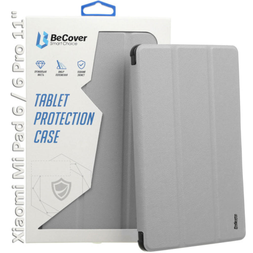 Чохол до планшета BeCover TPU Edge stylus mount Xiaomi Mi Pad 6 / 6 Pro 11" Sliver (709560) Чохол до планшета BeCover TPU Edge stylus mount Xiaomi Mi Pad 6 / 6 Pro 11" Sliver (709560)