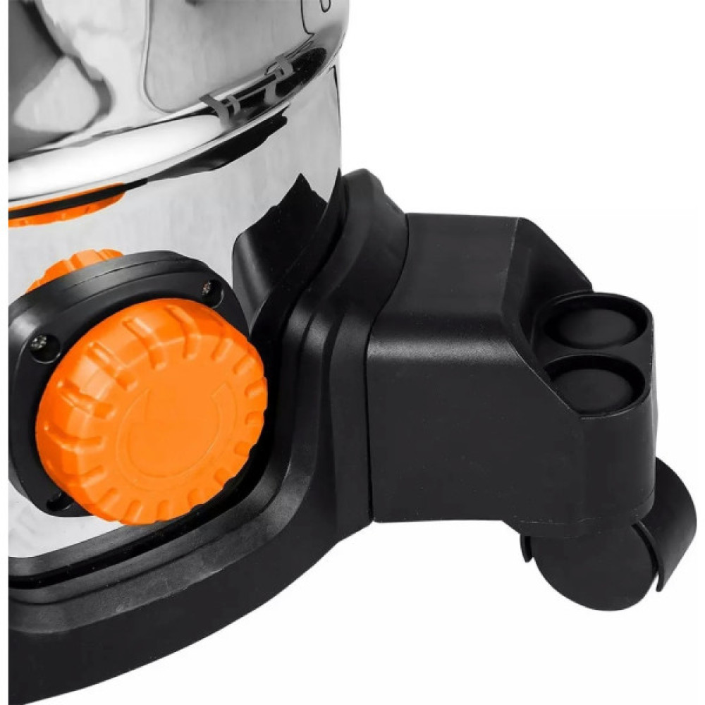 Пилосос будівельний Neo Tools 1600Вт, 18 кПа, 35л, HEPA, колеса, 7.5кг (04-739)