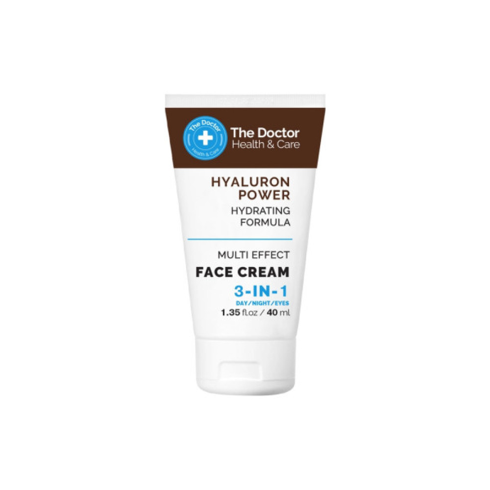 Крем для обличчя The Doctor Health & Care Hyaluron Power Face Cream 3в1 40 мл (5901845509299)