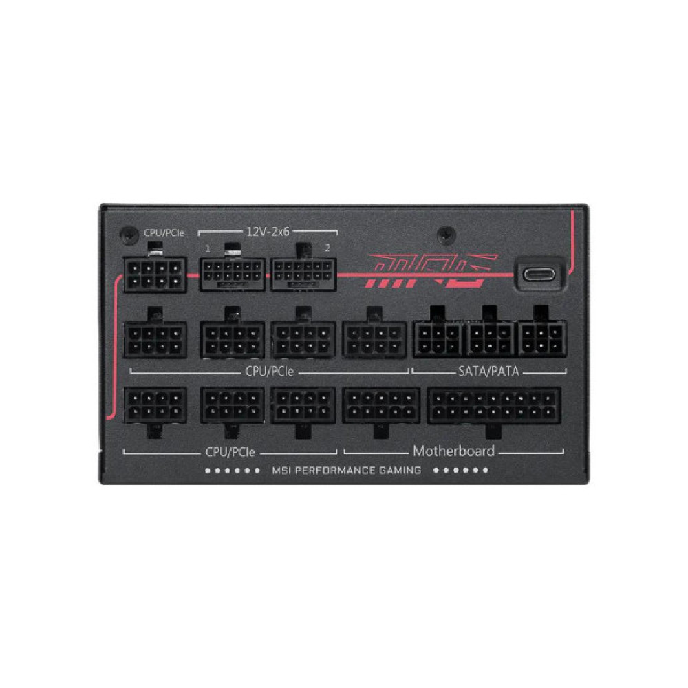 Блок живлення MSI 1600W (MPG AI1600TS PCIE5)
