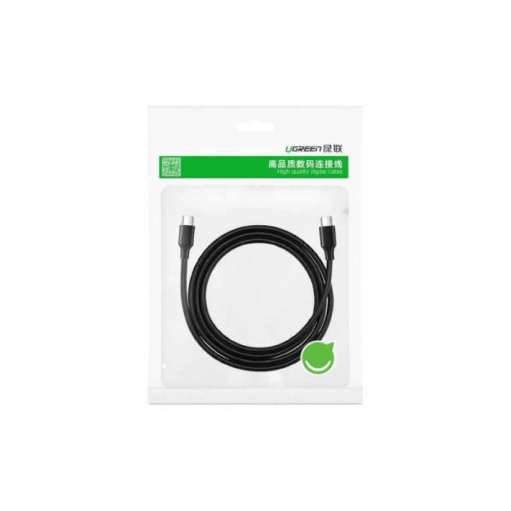 Дата кабель USB-C to USB-C 0.5m US286 3A (Black) Ugreen (50996)