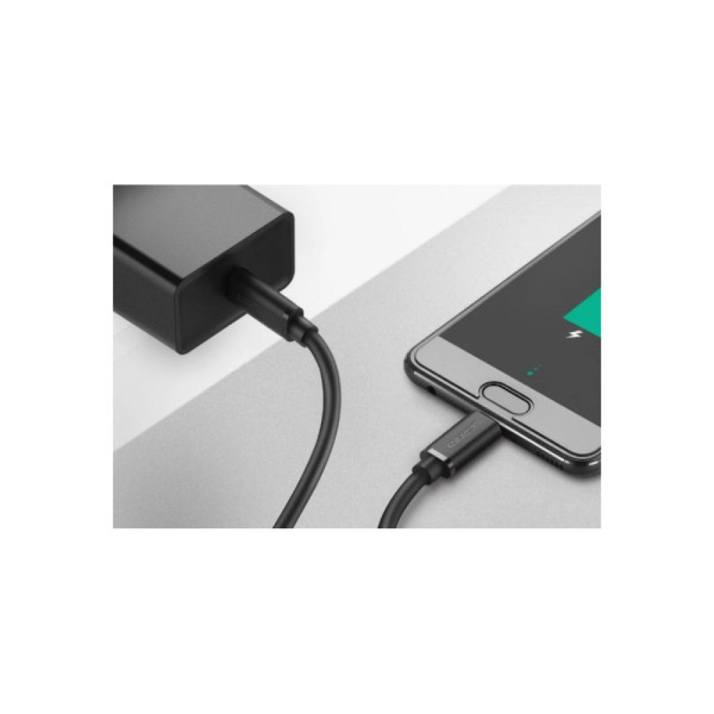 Дата кабель USB-C to USB-C 0.5m US286 3A (Black) Ugreen (50996)