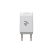 Зарядний пристрій 2E USB Wall Charger USB:DC5V/2.1A, white (2E-WC1USB2.1A-W)