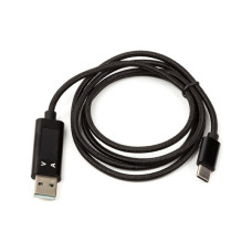 Дата кабель USB 2.0 AM to USB-C 1.0m display PowerPlant (CA913176)