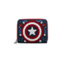 Гаманець дитячий Loungefly LF Marvel - Captain America 80th Anniversary Floral Shield ZIP (MVWA0157) Гаманець дитячий Loungefly LF Marvel - Captain America 80th Anniversary Floral Shield ZIP (MVWA0157)