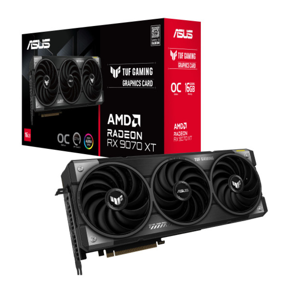 Вiдеокарта ASUS Radeon RX 9070 XT 16GB GDDR6 OC TUF-RX9070XT-O16G-GAMING