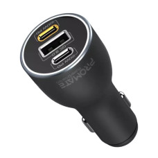Зарядний пристрій Promate 2xUSB-C + USB-A (powerdrive-120.black)