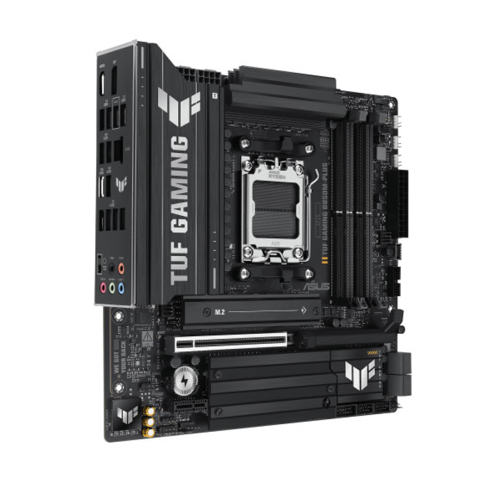 Материнcька плата ASUS TUF GAMING B850M-PLUS sAM5 B850 4xDDR5 M.2 HDMI DP mATX