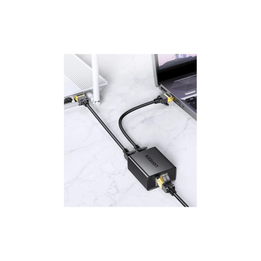 Розгалужувач CM210 RJ-45 1 to 2 Ethernet Converter, 2 шт/пак Black Ugreen (50923)
