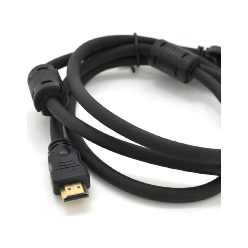 Кабель мультимедійний HDMI M to HDMI M 1.5m V1.4 4K black Ritar (HDMI(M)/(M)V1.4-1.5m-348B)