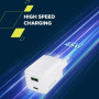 Зарядний пристрій Canyon CU45AC GaN 45W 1xPD 1xQC EU White (CNS-CUW45AC) Зарядний пристрій Canyon CU45AC GaN 45W 1xPD 1xQC EU White (CNS-CUW45AC)