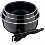 Набір посуду Bergner Click&Cook ковші 16/18/20 см 4 предмета (BG-31608-BK) Набір посуду Bergner Click&Cook ковші 16/18/20 см 4 предмета (BG-31608-BK)