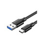 Дата кабель USB 3.0 AM to USB-C 0.5m 3A US184 black Ugreen (20881) Дата кабель USB 3.0 AM to USB-C 0.5m 3A US184 black Ugreen (20881)
