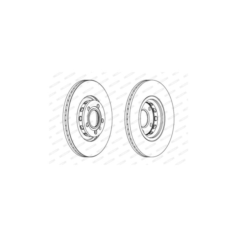 Гальмівний диск FERODO DDF1707