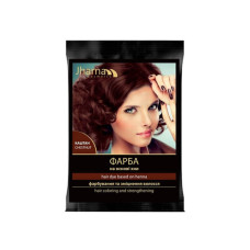 Фарба для волосся Jharna На основі хни Каштан 25 г (4820164641699) Фарба для волосся Jharna На основі хни Каштан 25 г (4820164641699)