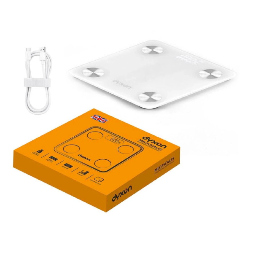 Ваги підлогові DYXON MEGASCALES 200 White (DXNVGMGSCLS200W)