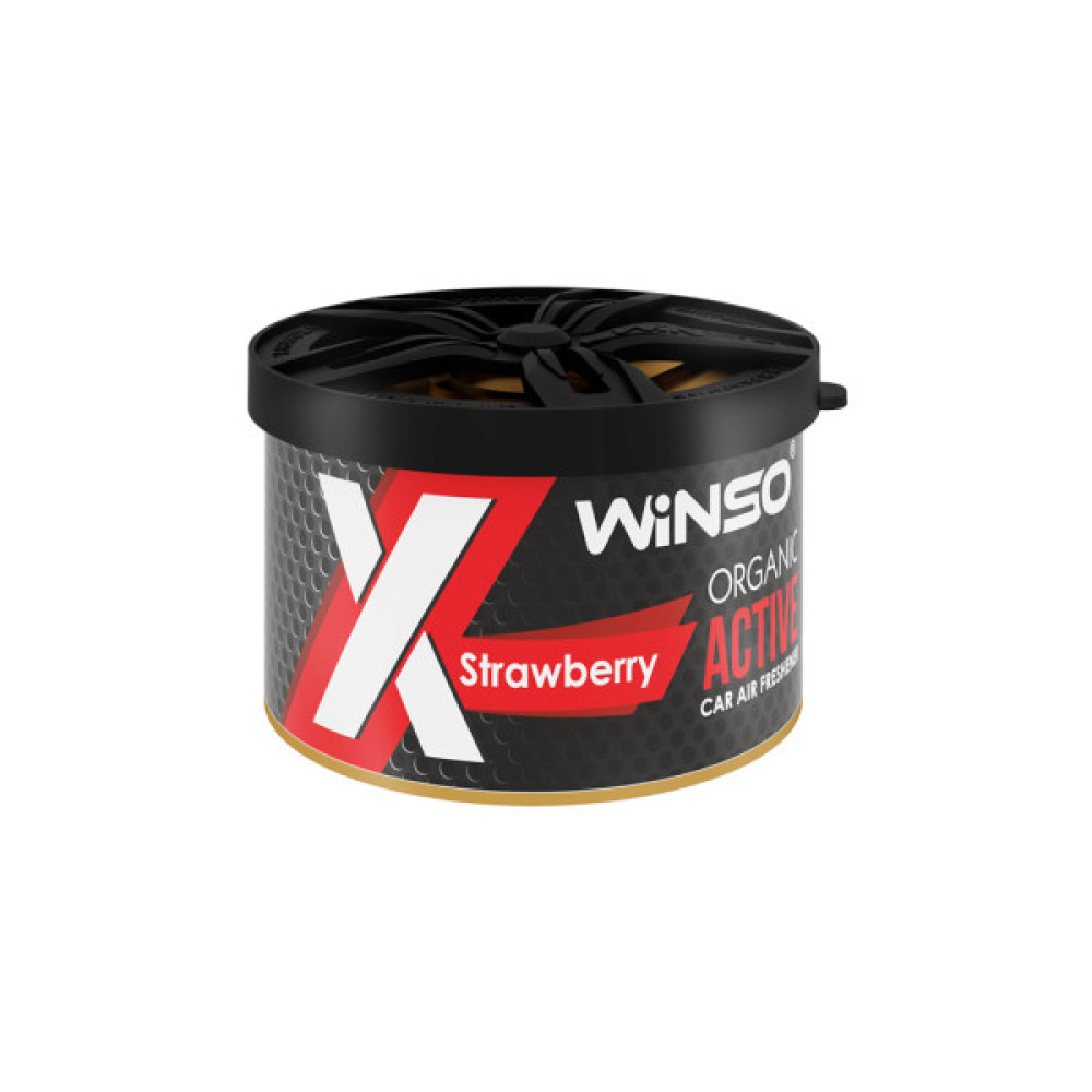 Ароматизатор для автомобіля WINSO Organic X Active Strawberry (533720)