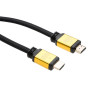 Кабель мультимедійний HDMI M to HDMI M 5.0m V2.0 Vinga (VCPDCHDMI2VMM5BK) Кабель мультимедійний HDMI M to HDMI M 5.0m V2.0 Vinga (VCPDCHDMI2VMM5BK)