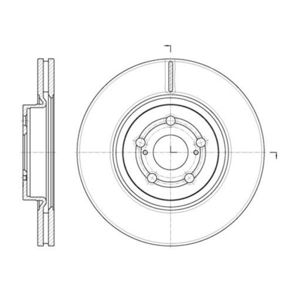 Гальмівний диск REMSA 61092.10 Гальмівний диск REMSA 61092.10