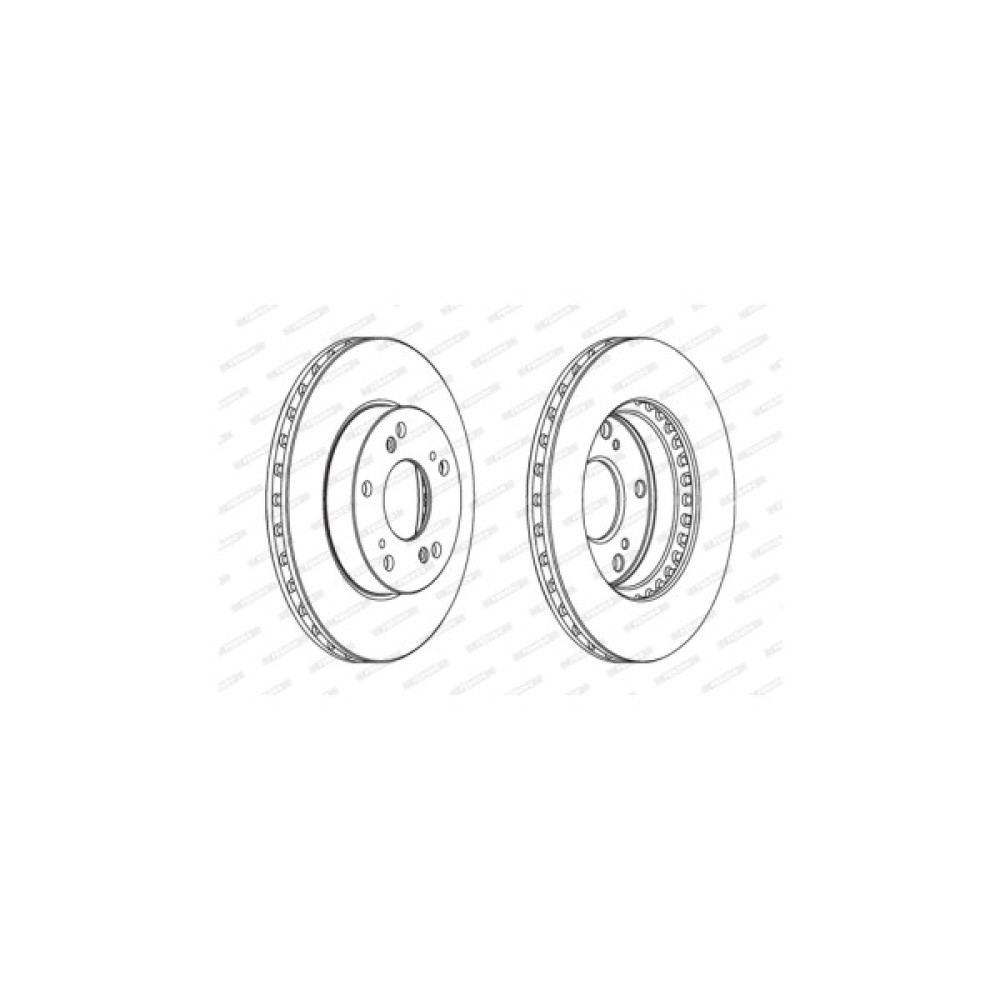 Гальмівний диск FERODO DDF1939C