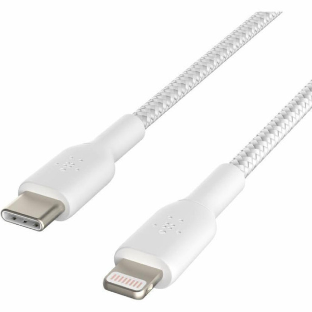 Дата кабель USB-C to Lightning 2.0m white Belkin (CAA004BT2MWH)