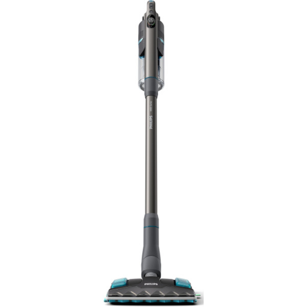 Пилосос Philips безпровідний Aqua Plus, вологе прибирання, конт пил -0.6л, автон. робота до 30хв, вага-1.7кг, НЕРА, турборежим, синій