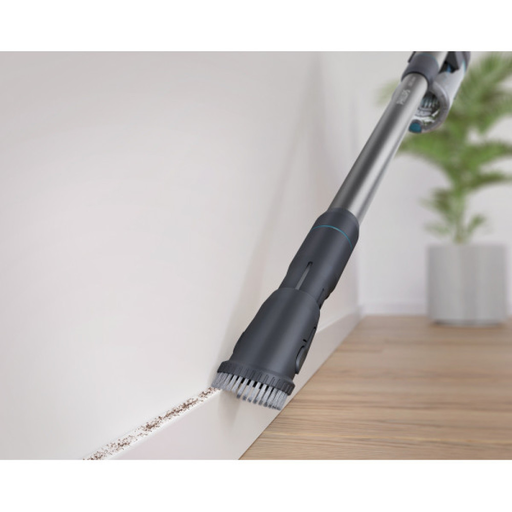 Пилосос Philips безпровідний Aqua Plus, вологе прибирання, конт пил -0.6л, автон. робота до 30хв, вага-1.7кг, НЕРА, турборежим, синій