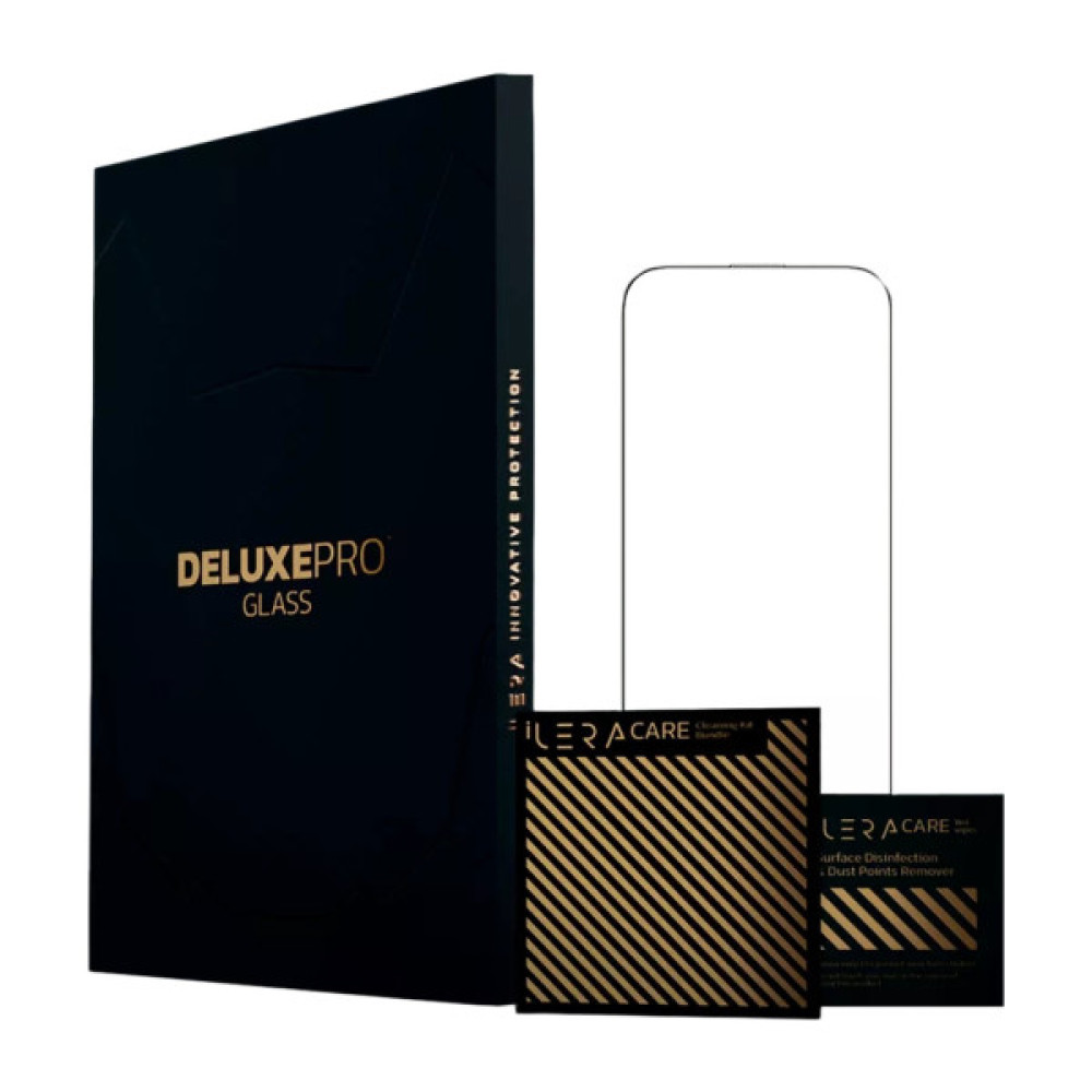 Скло захисне iLera DeLuxe Original Glass iPhone 16 Pro Max (ILFCDL16PRMAX)